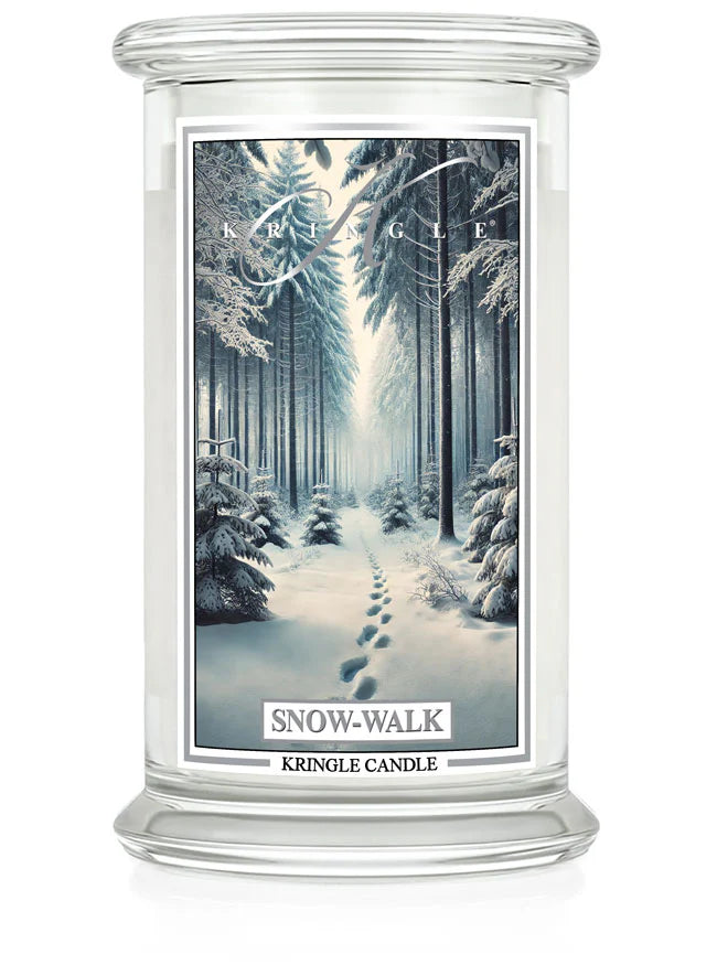 Snow-Walk Large Jar NEW! | Soy Candle - Kringle Candle Israel