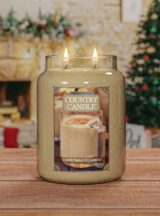Christmas Eggnog | Limited Edition Soy Candle - Kringle Candle Israel