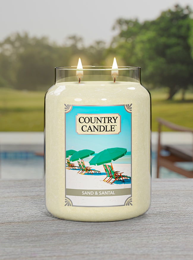 Sand & Santal NEW! | Soy Candle - Kringle Candle Israel
