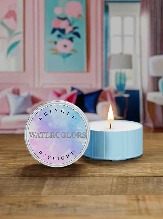 Watercolors | DayLight - Kringle Candle Israel