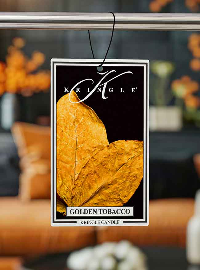 Golden Tobacco NEW! | Air Freshener - Kringle Candle Israel