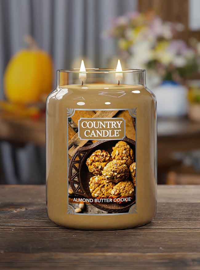 Almond Butter Cookie Large Jar | Soy Candle - Kringle Candle Israel