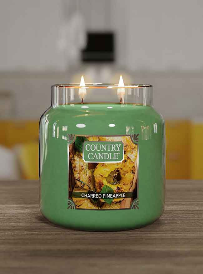 Charred Pineapple Medium NEW! | Soy Candle - Kringle Candle Israel