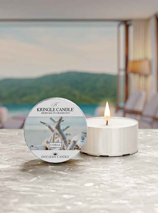 Coral NEW! | DayLight - Kringle Candle Israel
