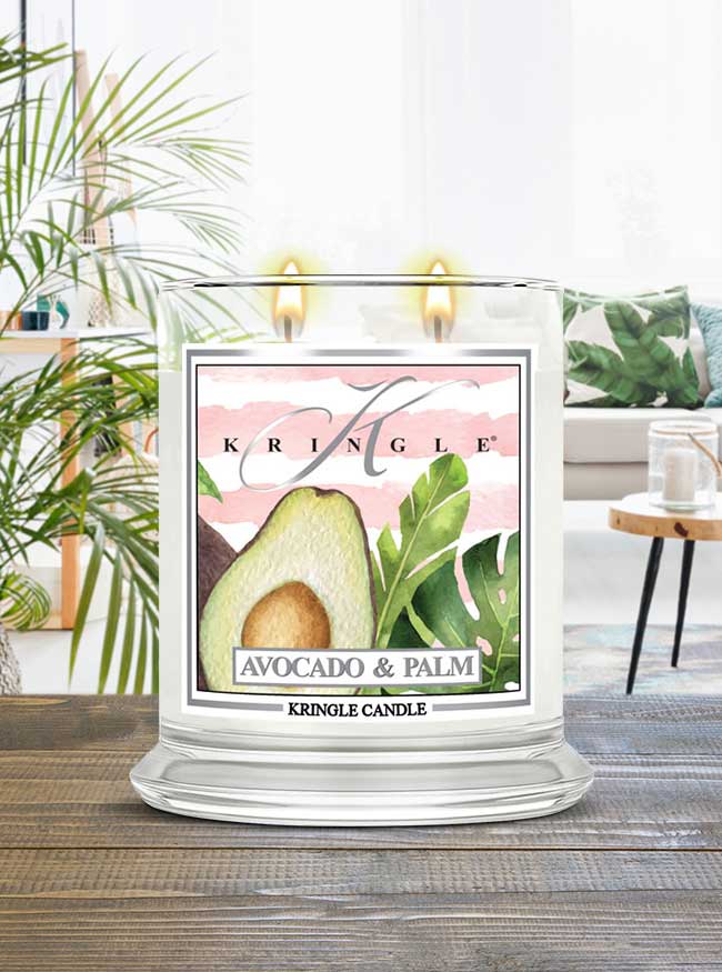 Avocado & Palm | Soy Candle - Kringle Candle Israel