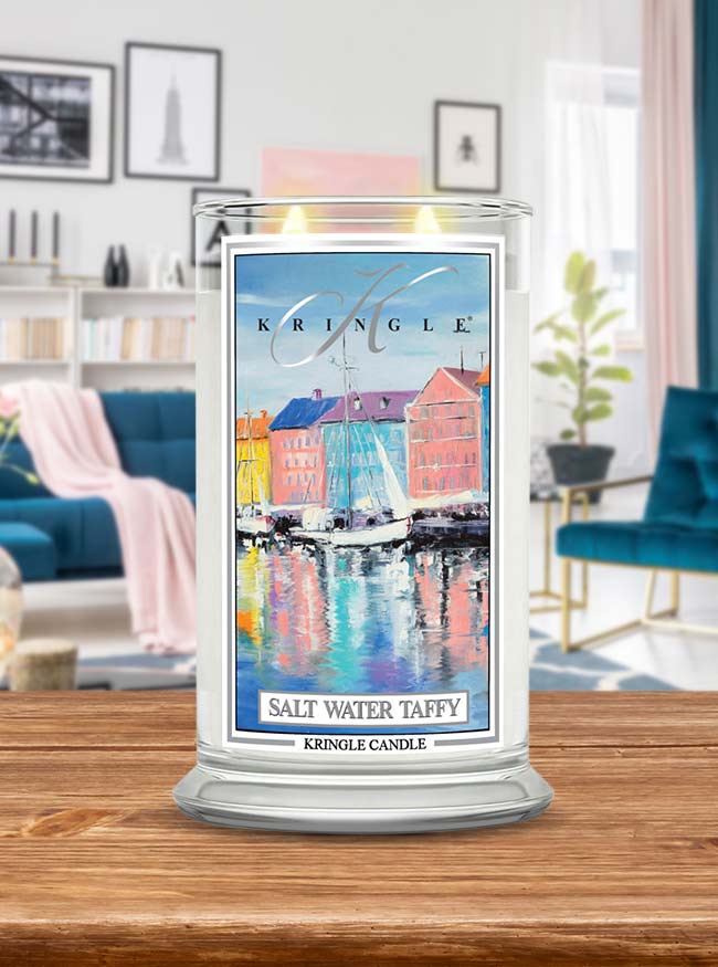 Salt Water Taffy | Soy Candle - Kringle Candle Israel
