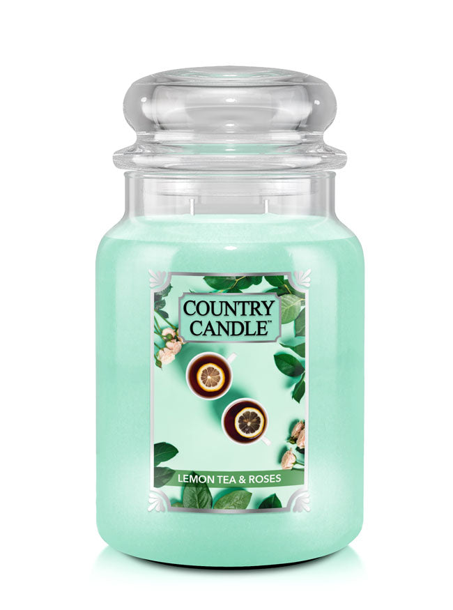 Lemon Tea & Roses NEW! | Soy Candle - Kringle Candle Israel
