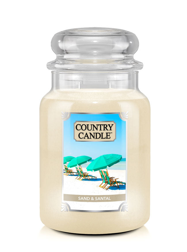 Sand & Santal NEW! | Soy Candle - Kringle Candle Israel