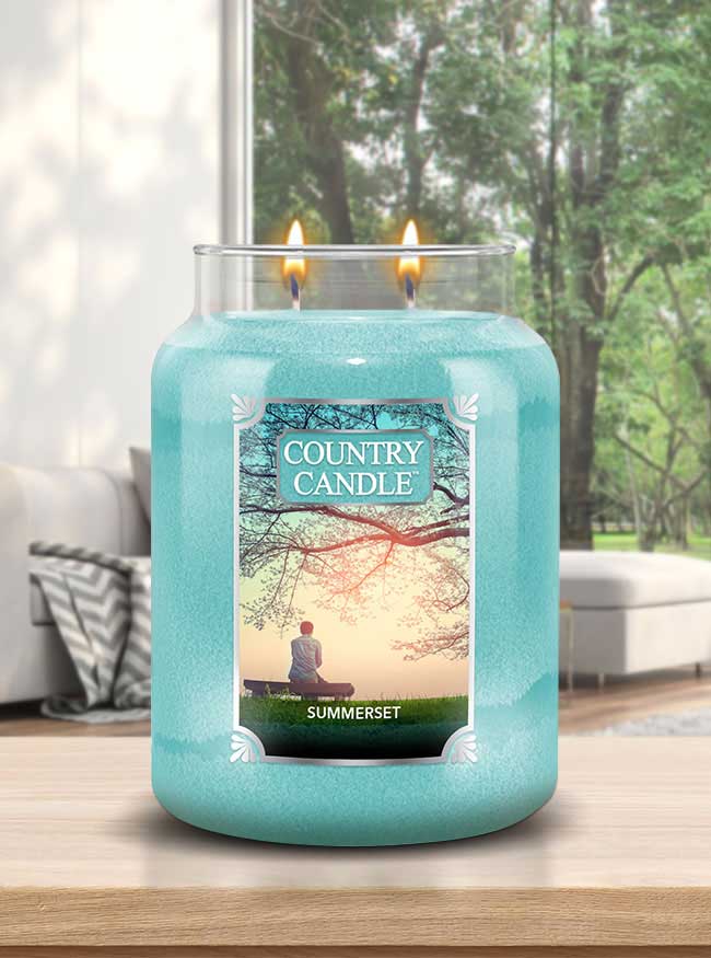 Summerset Large Jar | Soy Candle - Kringle Candle Israel