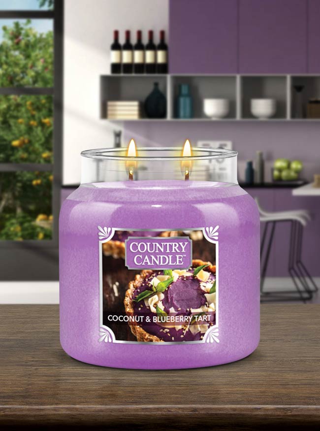 Coconut & Blueberry Tart | Soy Candle - Kringle Candle Israel