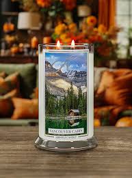 Vancouver Cabin Large Jar NEW! | Soy Candle - Kringle Candle Israel