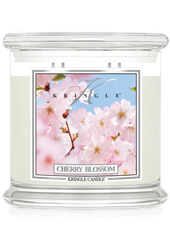 Cherry Blossom XL Jar 4-Wick NEW! | Soy Candle - Kringle Candle Israel
