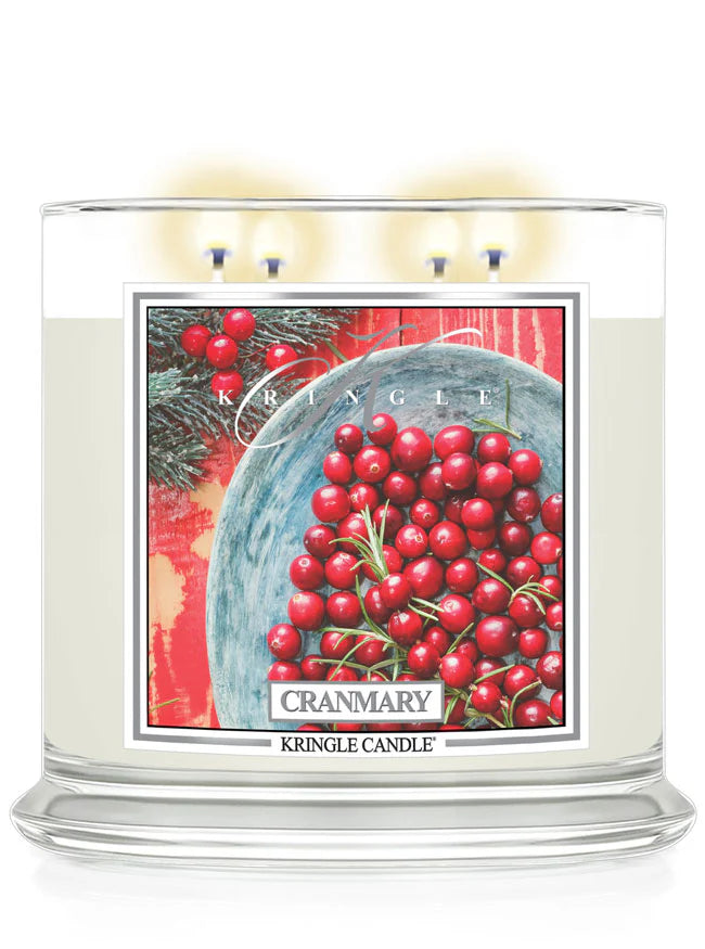 Cranmary XL Jar 4-wick NEW! | Soy Candle - Kringle Candle Israel