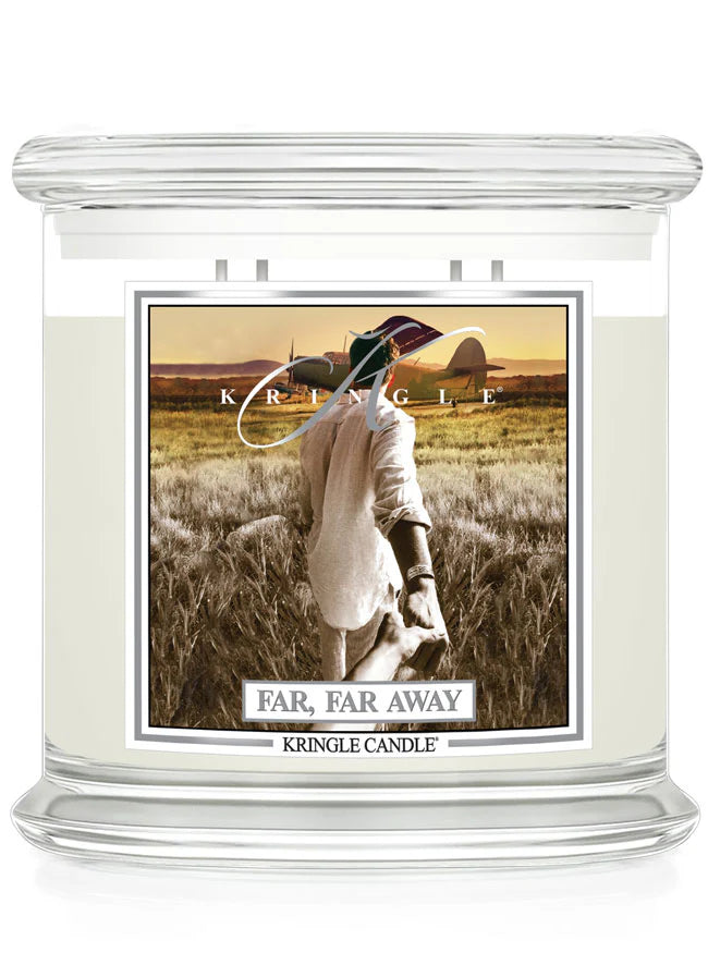 Far, Far Away XL Jar 4-wick NEW! | Soy Candle - Kringle Candle Israel