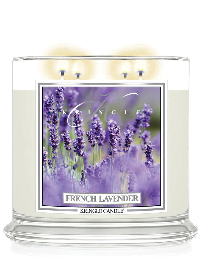 French Lavender XL Jar 4-Wick NEW! | Soy Candle - Kringle Candle Israel