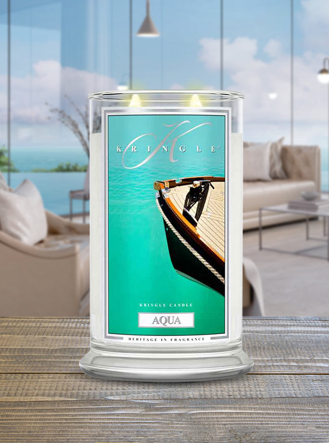 Aqua I Soy Candle - Kringle Candle Israel