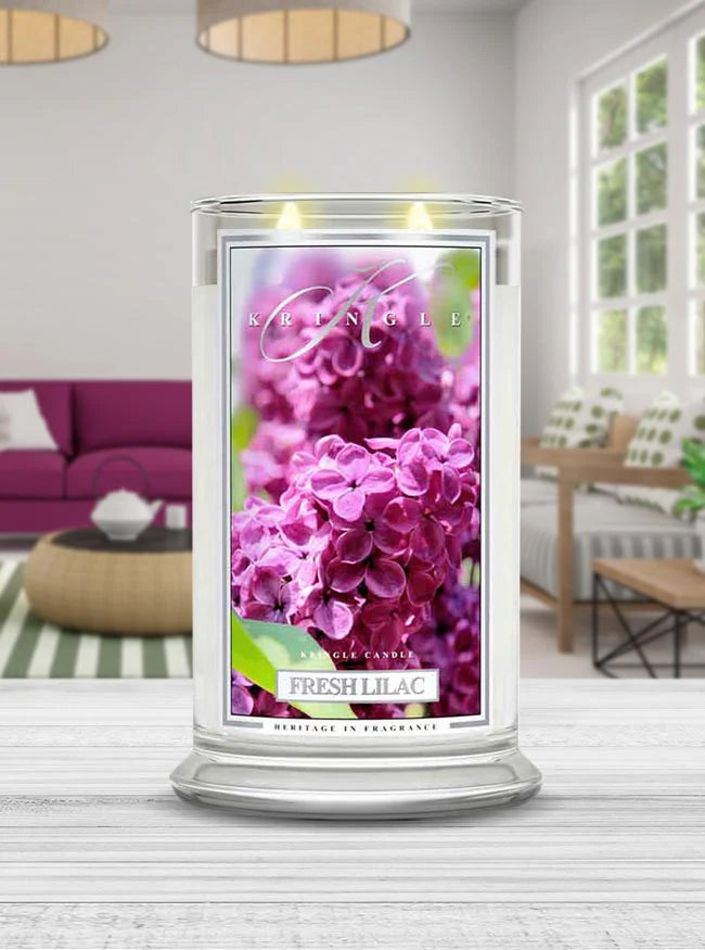 Fresh Lilac Large Jar | Soy Candle - Kringle Candle Israel