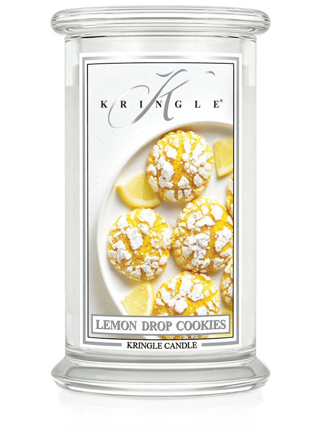 Lemon Drop Cookies Large Jar NEW! | Soy Candle - Kringle Candle Israel
