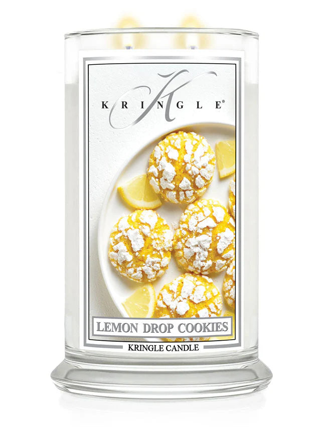 Lemon Drop Cookies Large Jar NEW! | Soy Candle - Kringle Candle Israel