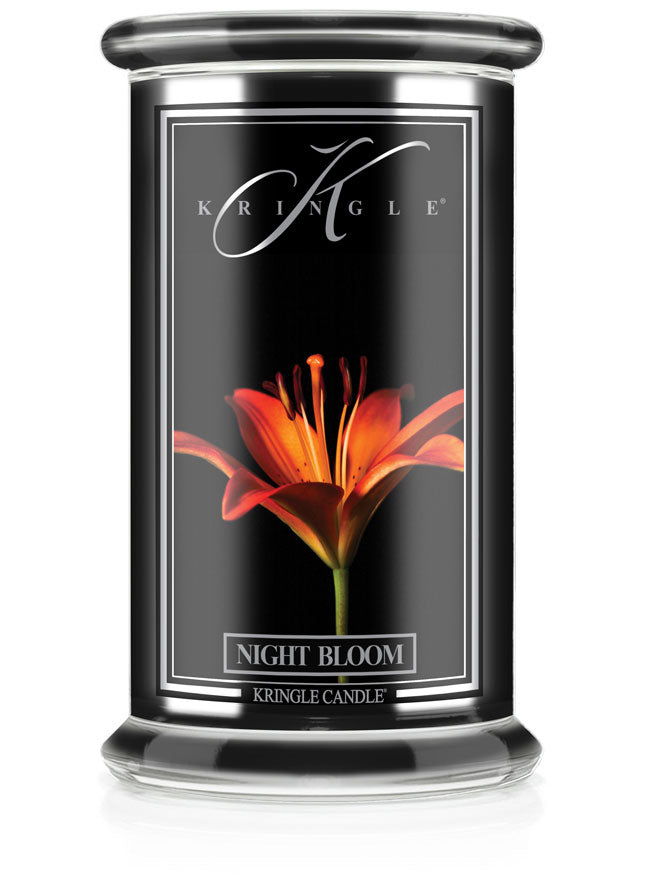 Night Bloom Black Jar | Soy Candle - Kringle Candle Israel