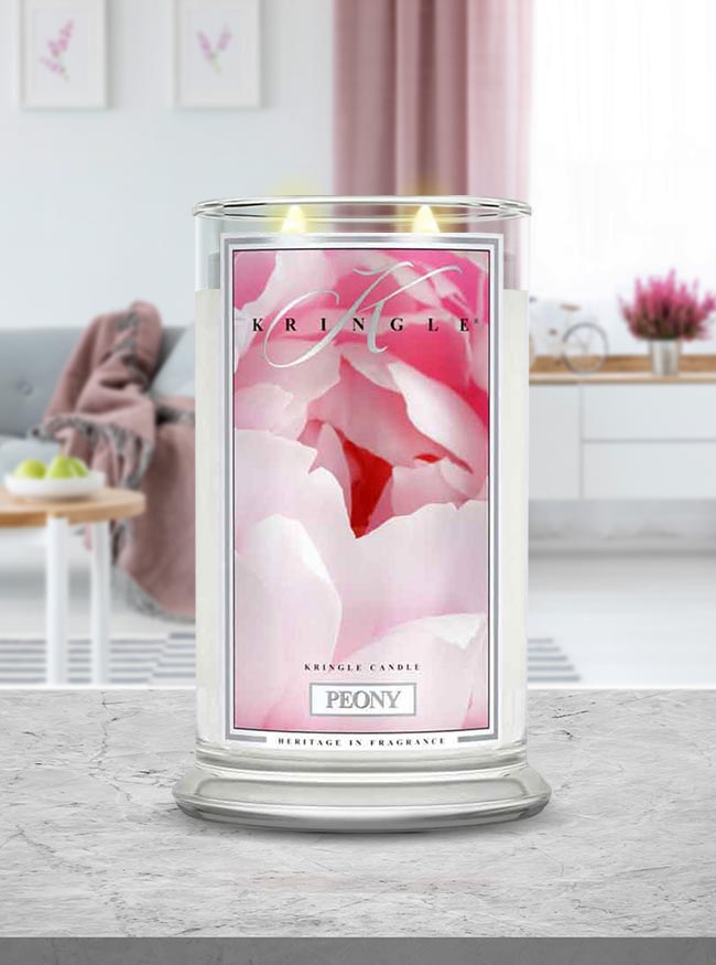 Peony | Soy Candle - Kringle Candle Israel