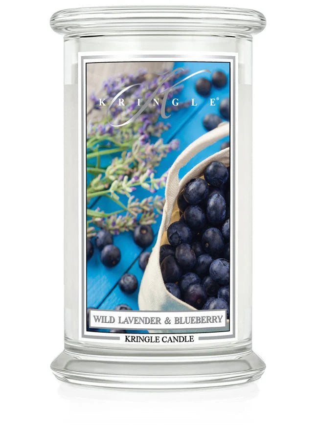 Wild Lavender & Blueberry Large Jar NEW! | Soy Candle - Kringle Candle Israel