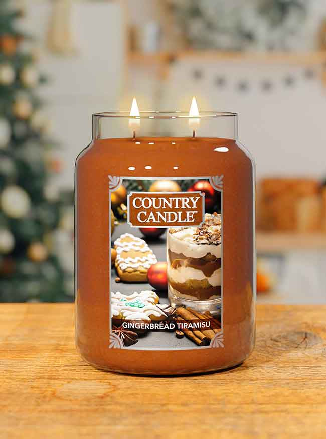 Gingerbread Tiramisu Large Jar | Soy Candle - Kringle Candle Israel