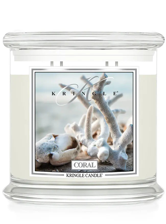 Coral XL Jar 4-Wick NEW! | Soy Candle - Kringle Candle Israel
