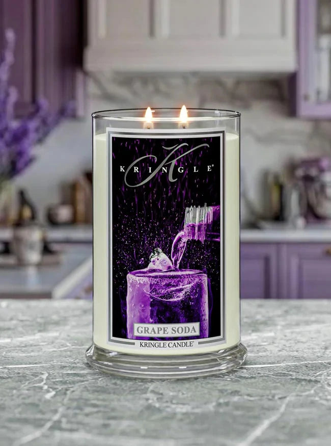 Grape Soda Large Jar NEW! | Soy Candle - Kringle Candle Israel