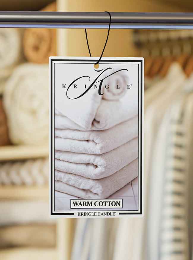 Warm Cotton | Air Freshener - Kringle Candle Israel