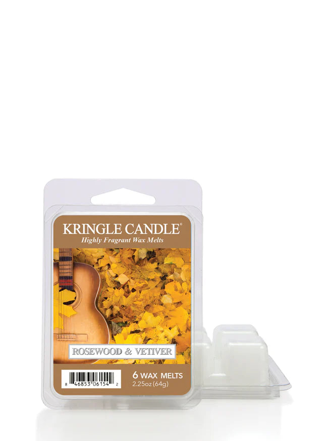 Rosewood & Vetiver NEW! | Wax Melt - Kringle Candle Israel