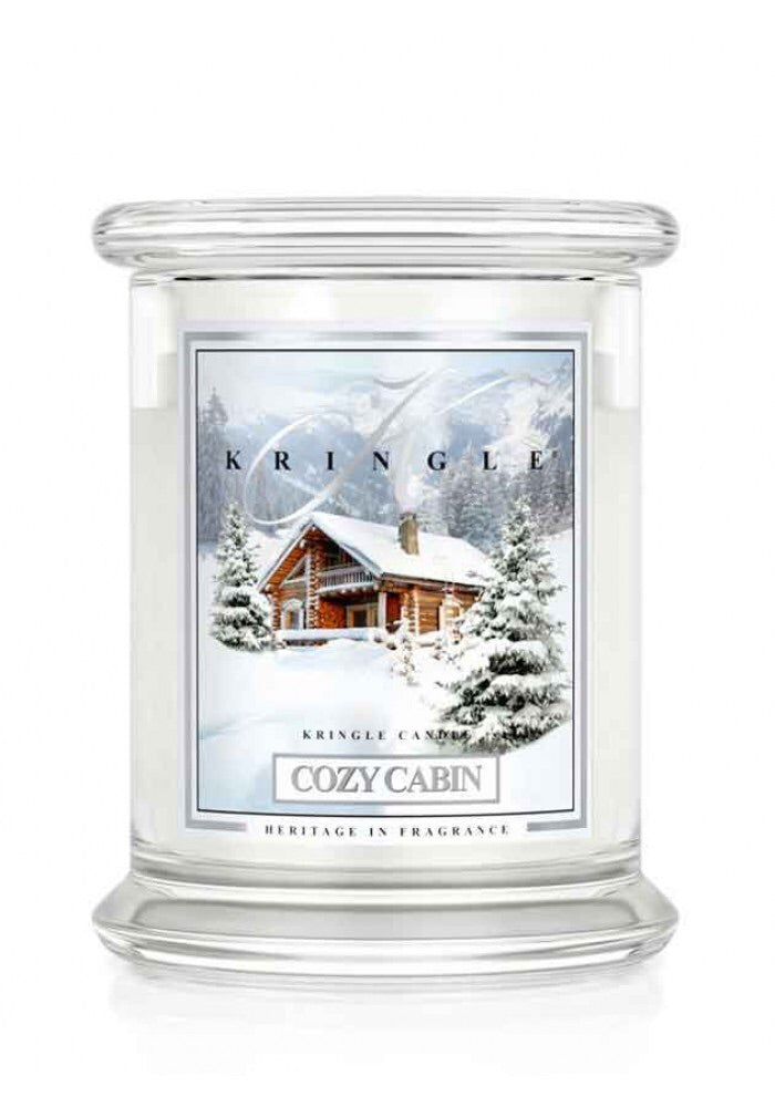 Cozy Cabin Medium Classic Jar - Kringle Candle Israel
