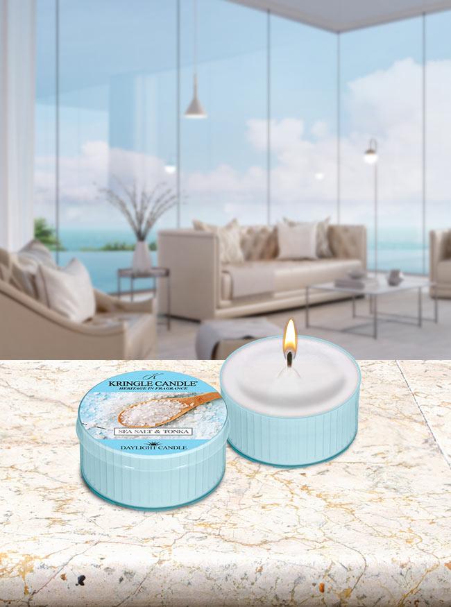 Sea Salt & Tonka DayLight - Kringle Candle Israel