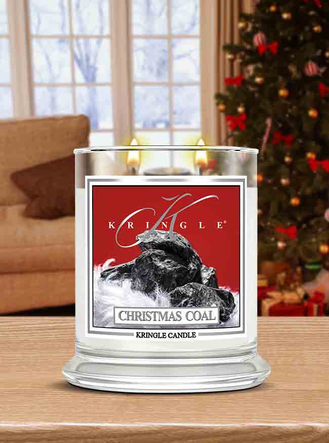 Christmas Coal NEW! | Soy Candle - Kringle Candle Israel