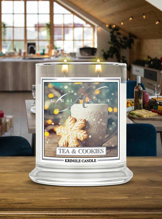Tea & Cookies NEW! | Soy Candle - Kringle Candle Israel