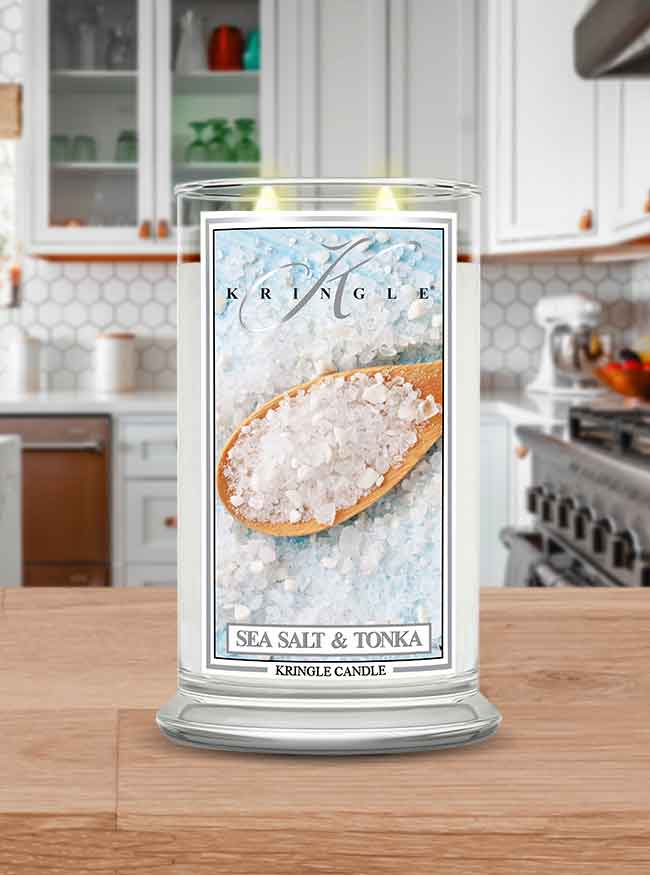 Sea Salt & Tonka | Soy Candle - Kringle Candle Israel