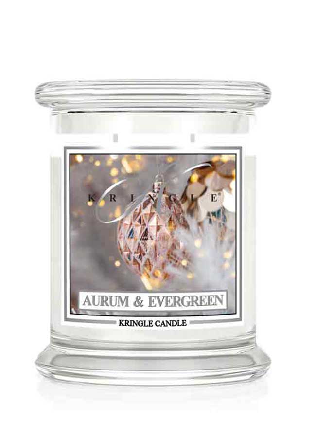 Aurum & Evergreen I Soy Candle - Kringle Candle Israel