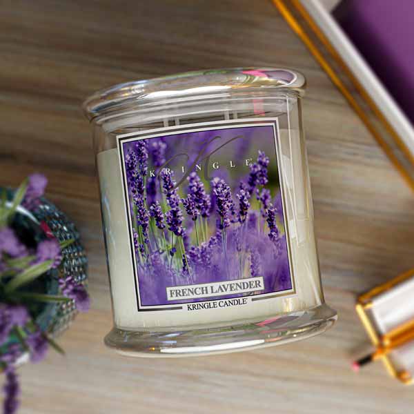 French Lavender XL Jar 4-Wick NEW! | Soy Candle - Kringle Candle Israel