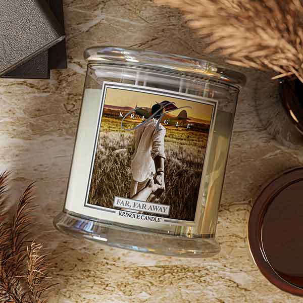 Far, Far Away XL Jar 4-wick NEW! | Soy Candle - Kringle Candle Israel