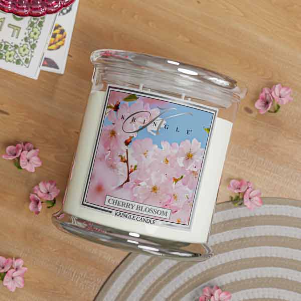 Cherry Blossom XL Jar 4-Wick NEW! | Soy Candle - Kringle Candle Israel