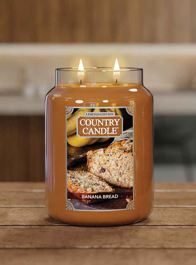 Banana Bread |  Limited Edition  Soy Candle - Kringle Candle Israel