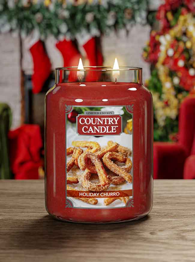 Holiday Churro | Limited Edition Soy Candle - Kringle Candle Israel