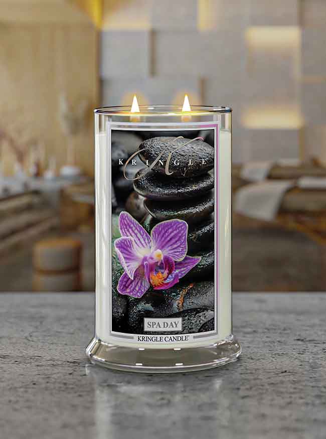Spa Day Large Jar | Soy Candle - Kringle Candle Israel