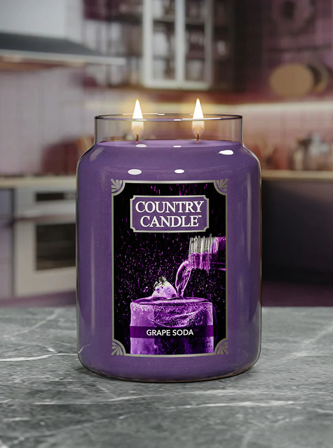 Grape Soda Large Jar | Soy Candle - Kringle Candle Israel