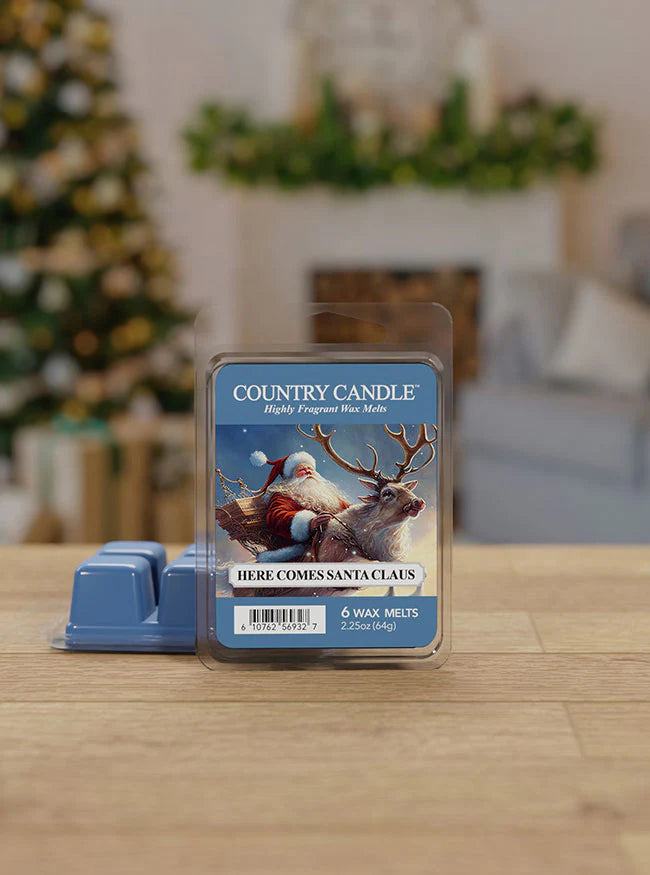 Here Comes Santa Claus | Wax Melt - Kringle Candle Israel