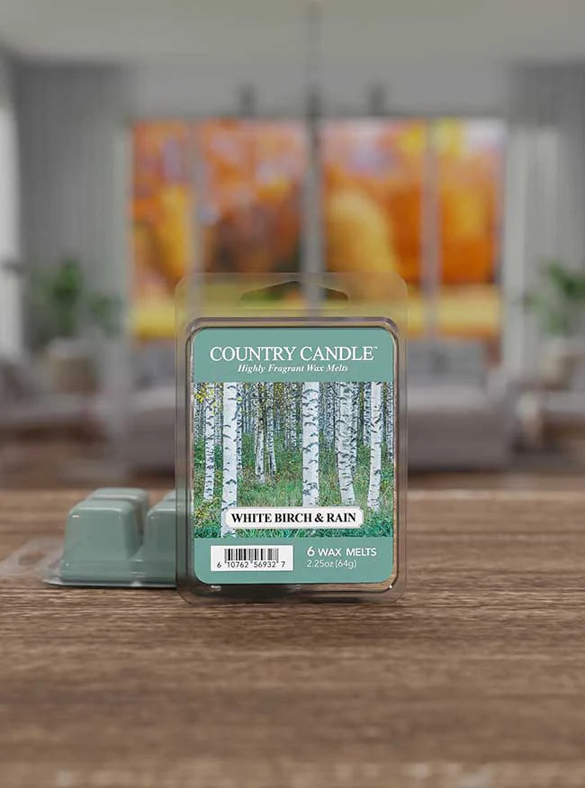 White Birch & Rain | Wax Melt - Kringle Candle Israel