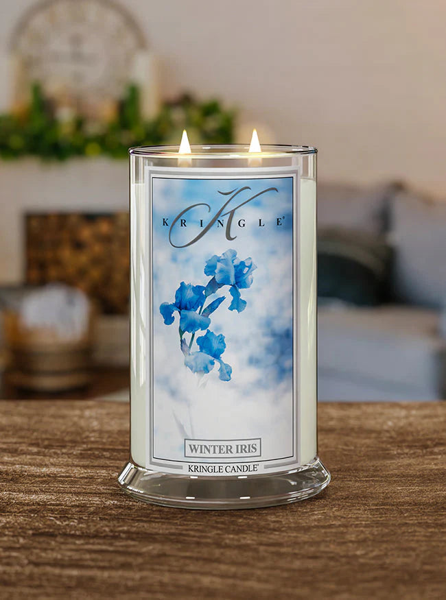 Winter Iris Large Jar | Soy Candle - Kringle Candle Israel