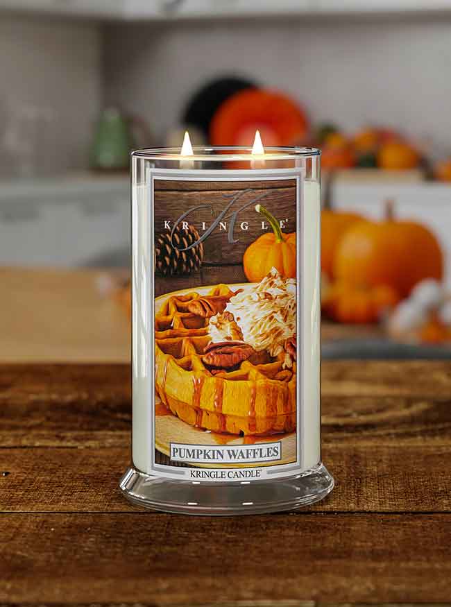 Pumpkin Waffles Large Jar | Soy Candle - Kringle Candle Israel