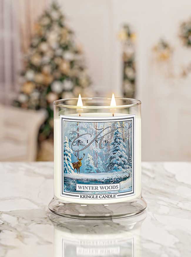 Winter Woods Medium Jar | Soy Candle - Kringle Candle Israel