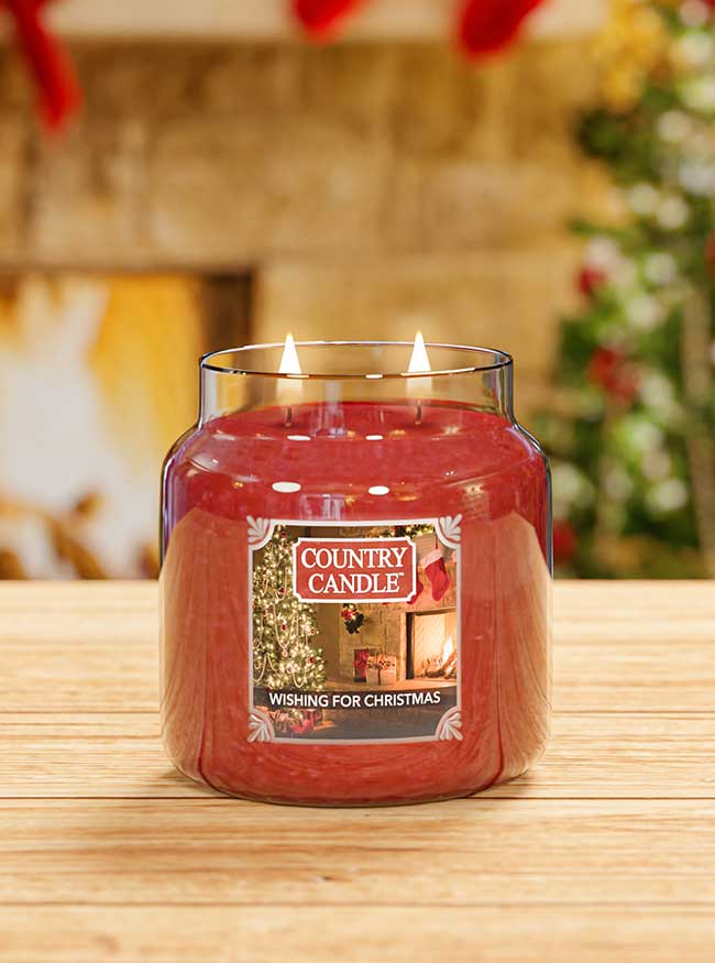 Wishing For Christmas Medium NEW! | Soy Candle - Kringle Candle Israel